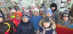 В первый раз в Архангельской библиотеке побывали дошкольники