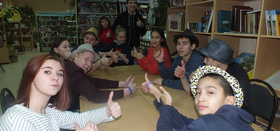 День студентов отметили 9-классники в Мирненской библиотеке