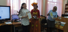 Мирненские и Мамаевские читатели приехали в гостеприимную Кременкульскую библиотеку