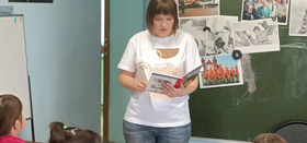 «О ГЕРОЯХ БЫЛЫХ ВРЕМЁН…» в Касаргинской библиотеке