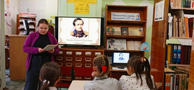 Поэтический час «Поэт на все времена» в Касаргинской библиотеке 